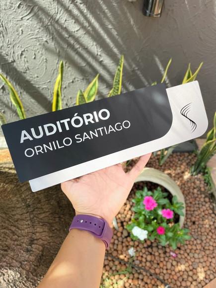 Placa de Identificação de Sala - Modelo Ametista