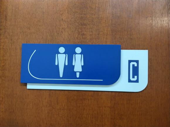 Placa de Identificação de Sala - Modelo Ametista