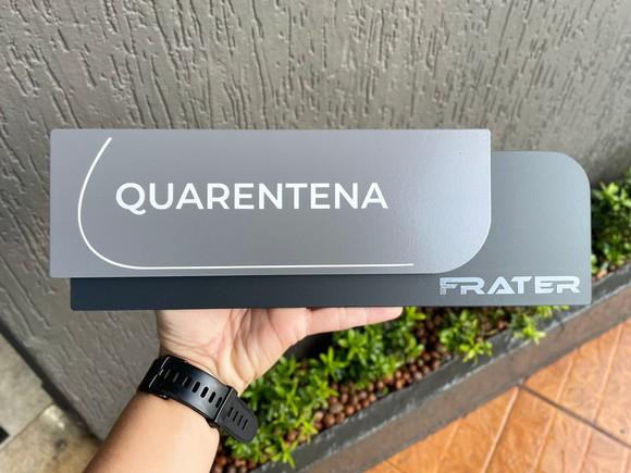 Placa de Identificação de Sala - Modelo Ametista