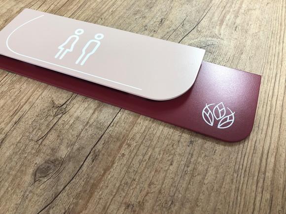 Placa de Identificação de Sala - Modelo Ametista