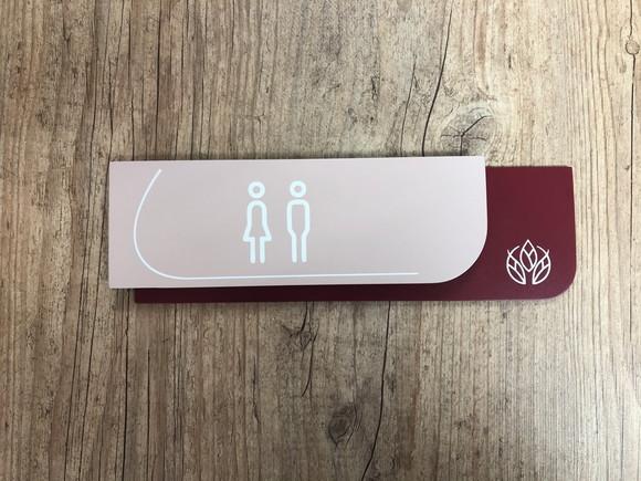 Placa de Identificação de Sala - Modelo Ametista