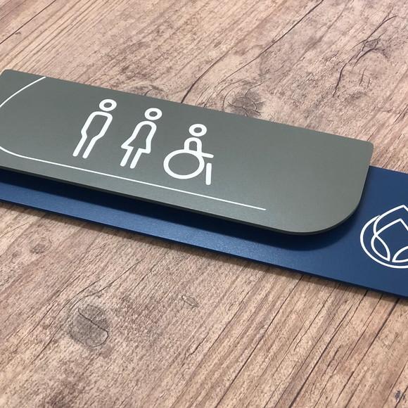 Placa de Identificação de Sala - Modelo Ametista