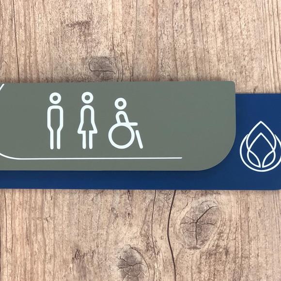 Placa de Identificação de Sala - Modelo Ametista
