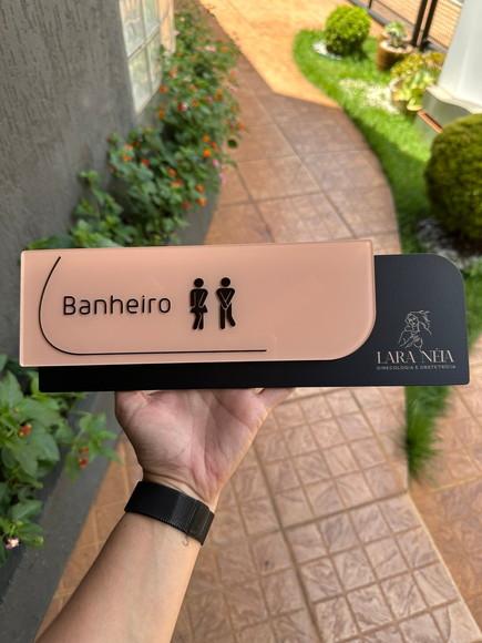 Placa de Identificação de Sala - Modelo Ametista Acrílico