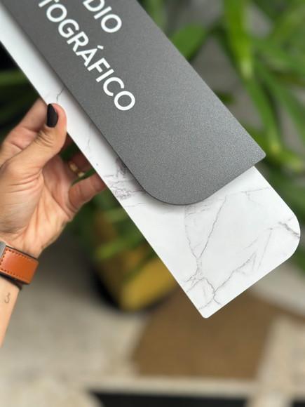 Placa de Identificação de Sala - Modelo Ametista Acrílico