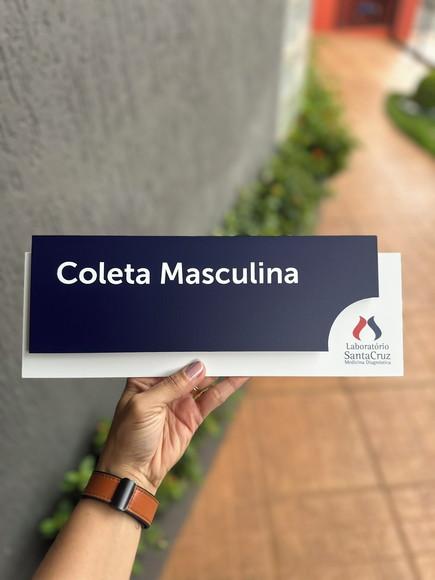 Placa de Identificação de Sala - Modelo Ardósia Acm