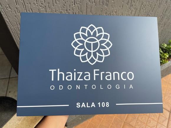 Placa de Identificação de Sala - Modelo Caulim 42x30