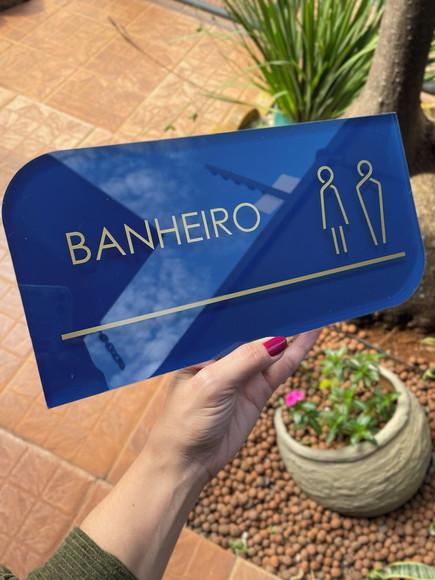 Placa de Identificação de Sala - Modelo Caulim Acrílico