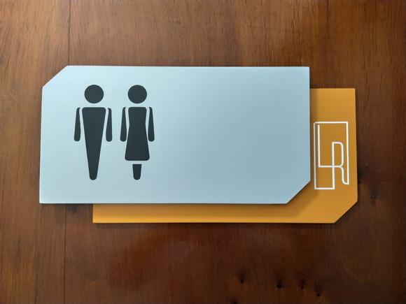 Placa de Identificação de Sala - Modelo Cornalina