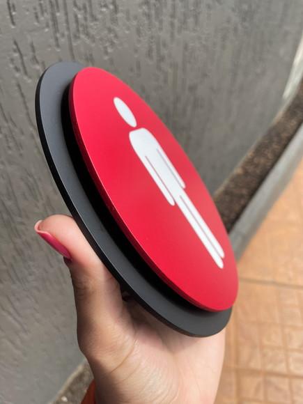 Placa de Identificação de Sala - Modelo Citrino