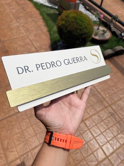 Placa de Identificação de Sala - Modelo Esmeralda