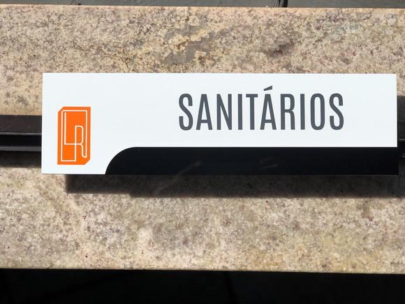 Placa de Identificação de Sala - Modelo Esmeralda