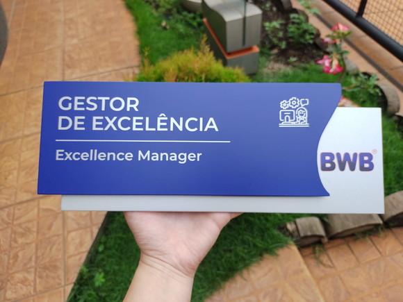 Placa de Identificação de Sala - Modelo Feldspato