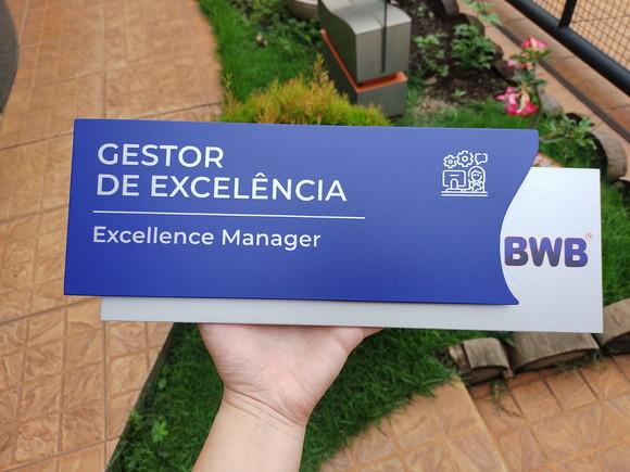 Placa de Identificação de Sala - Modelo Feldspato