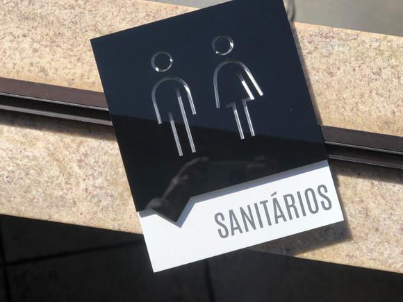 Placa de Identificação de Sala - Modelo Gnaisse