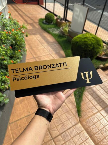 Placa de Identificação de Sala - Modelo Onix