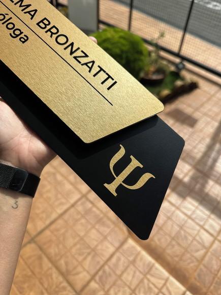 Placa de Identificação de Sala - Modelo Onix