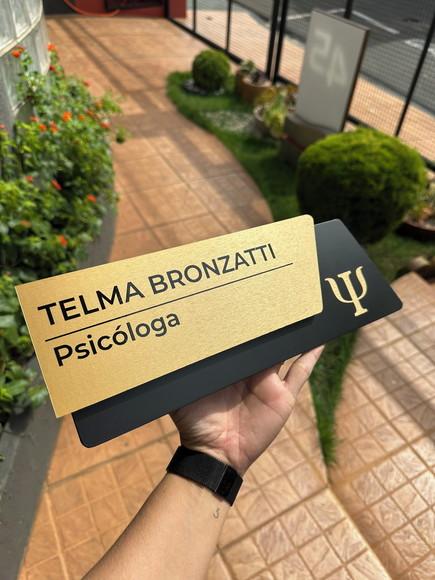 Placa de Identificação de Sala - Modelo Onix