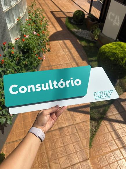 Placa de Identificação de Sala - Modelo Onix