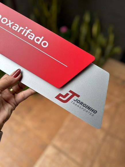 Placa de Identificação de Sala - Modelo Onix