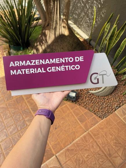 Placa de Identificação de Sala - Modelo Onix