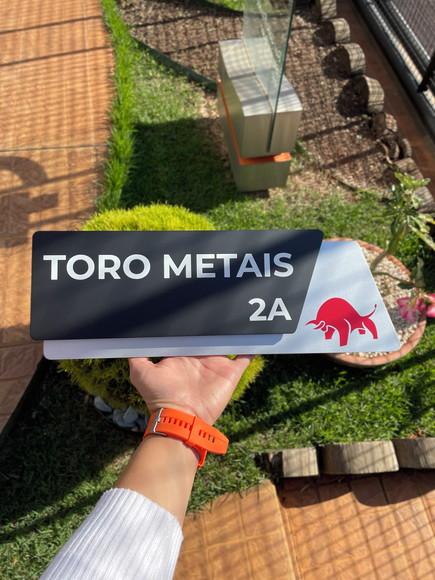 Placa de Identificação de Sala - Modelo Onix
