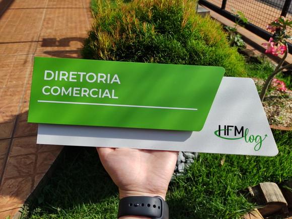 Placa de Identificação de Sala - Modelo Onix