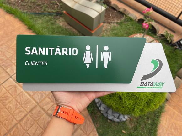 Placa de Identificação de Sala - Modelo Onix