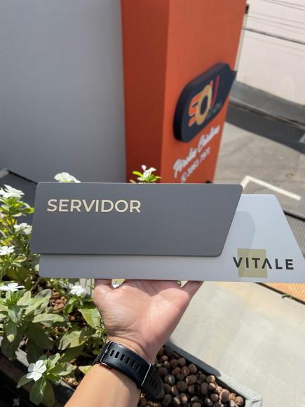 Placa de Identificação de Sala - Modelo Onix