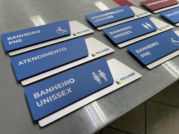 Placa de Identificação de Sala - Modelo Onix