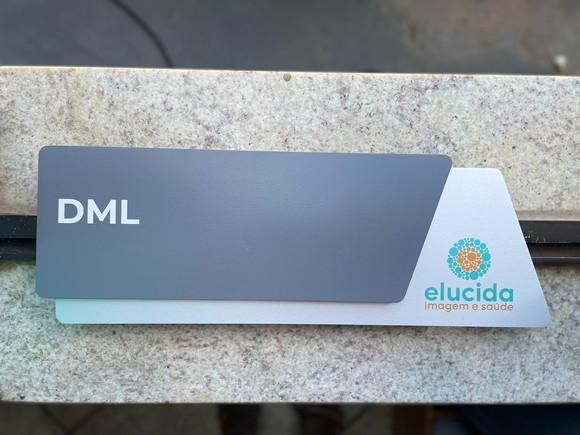 Placa de Identificação de Sala - Modelo Onix