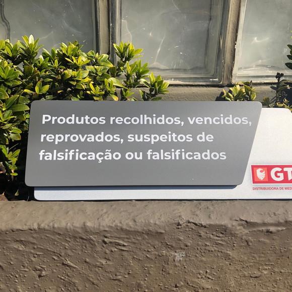 Placa de Identificação de Sala - Modelo Onix