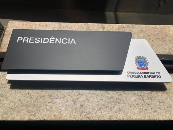 Placa de Identificação de Sala - Modelo Onix