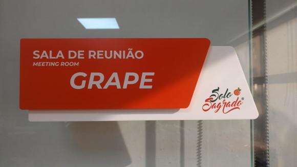Placa de Identificação de Sala - Modelo Onix