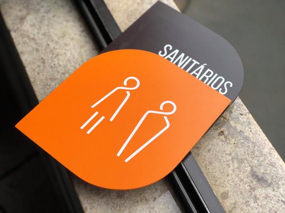 Placa de Identificação de Sala - Modelo Pirita