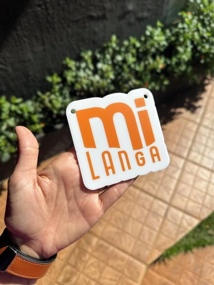 Placa de Identificação de Sala - Modelo Pitica 10x9,5