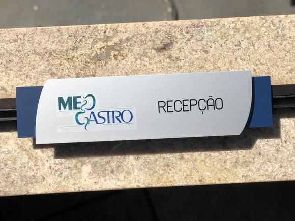 Placa de Identificação de Sala - Modelo Quartzito