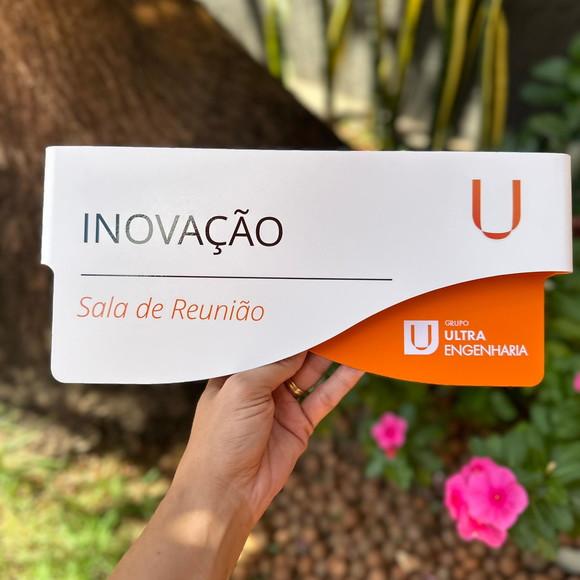 Placa de Identificação de Sala - Modelo Sodalita