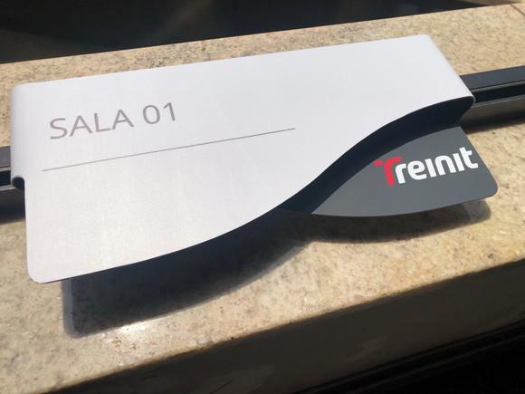 Placa de Identificação de Sala - Modelo Sodalita