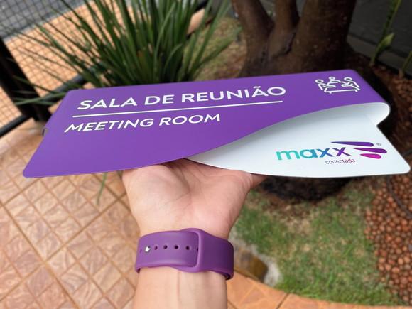 Placa de Identificação de Sala - Modelo Sodalita