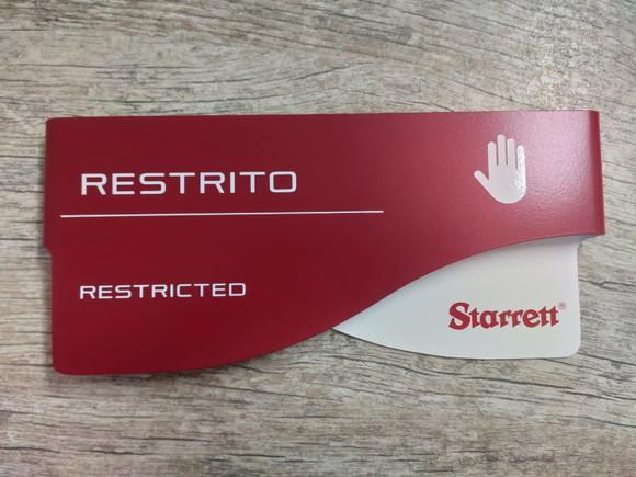 Placa de Identificação de Sala - Modelo Sodalita