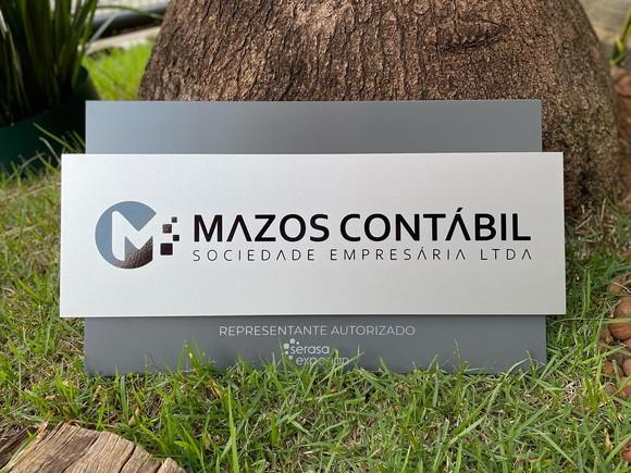Placa de Identificação de Sala - Modelo Topázio 55x30