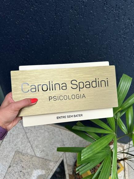 Placa de Identificação de Sala - Modelo Topázio Acrílico