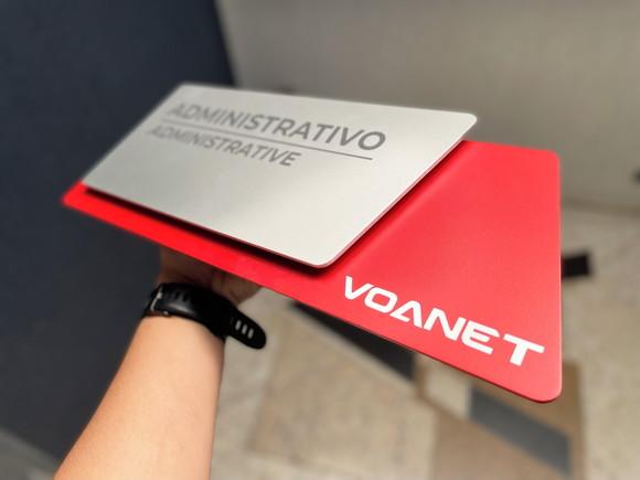 Placa de Identificação de Sala -modelo Onix Personalizado