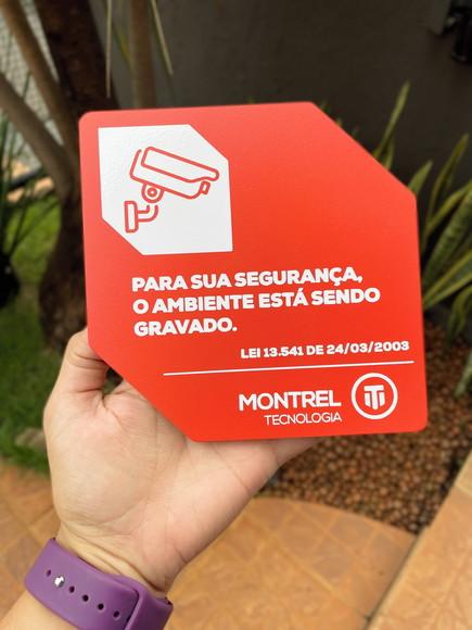 Placa de Identificação de Sala-modelo Caulim 15x15