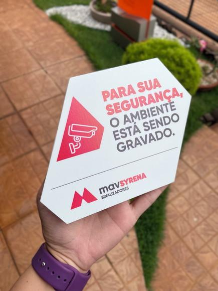 Placa de Identificação de Sala-modelo Caulim 18x13