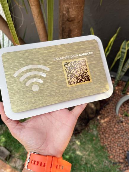 Placa de Identificação de Sala-modelo Quartzo Acrílico 20x13
