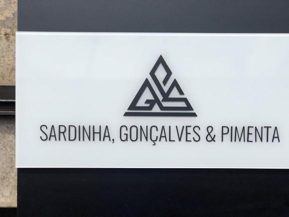Placa de Identificação de Sala-modelo Topázio Acrílico 30x15