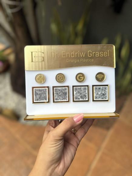 Placa de Pix - Personalizada - Dr. Endriw Grasel
