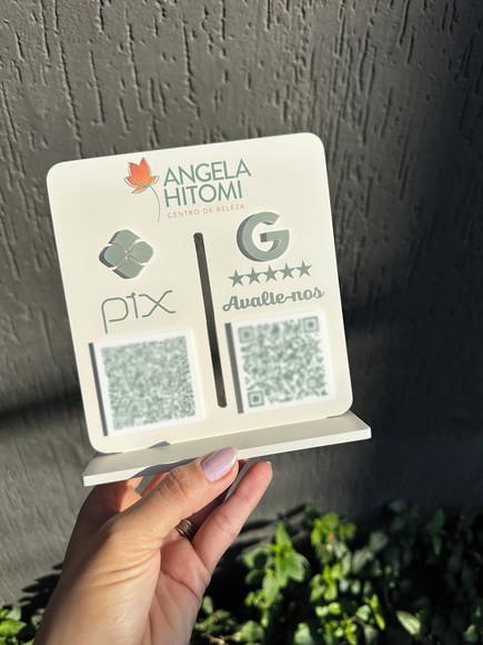 Placa de Pix - Personalizada 1 - Angelica Hitomi